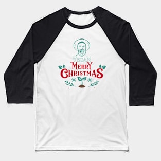 Merry Vegan Christmas Baseball T-Shirt